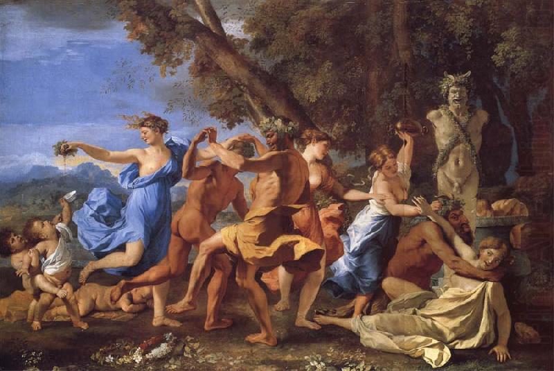 A Bacchanalian Revel Befroe a Term of Pan, Nicolas Poussin